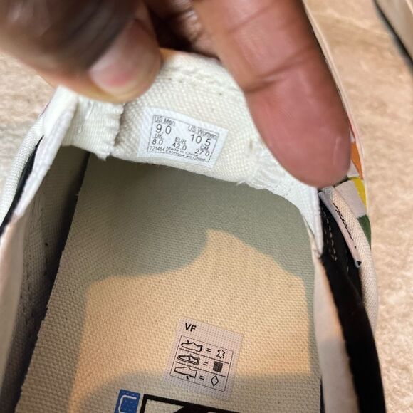 VANS Rare Multicolor Suede leather Pride Classic VLT LX Sneakers 10.5 W/ 9 M - Picture 10 of 10